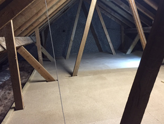 battened loft flooring solution
